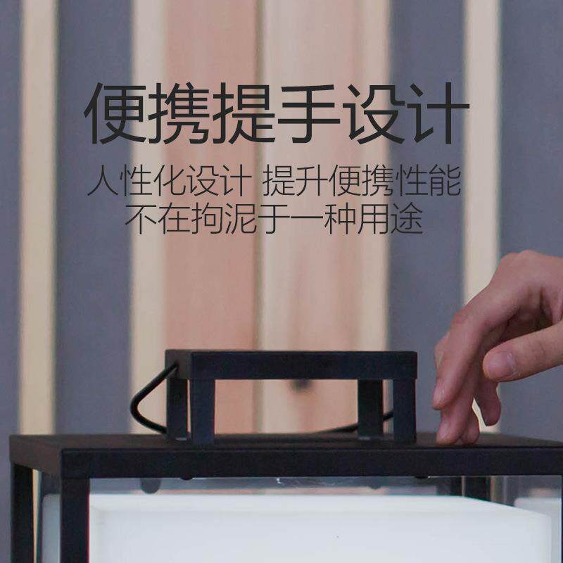 跨中境复古灯式led303108-1台灯室控外防水灯彩色装饰智能遥充电