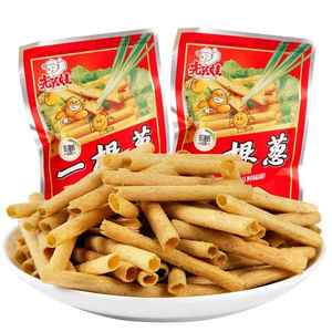 光头娃甘师傅一根葱80经典怀旧零食品特产小吃膨化素食香葱味