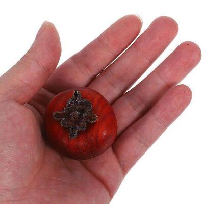 Persimmon Carving Handpiece Cabinet Fruit Decoration