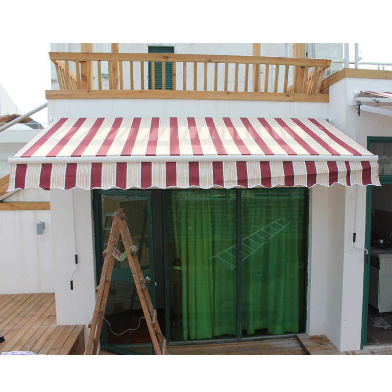 加长雨棚电动手摇遮阳棚商铺门头遮风挡雨篷可伸缩折叠式雨篷厂家