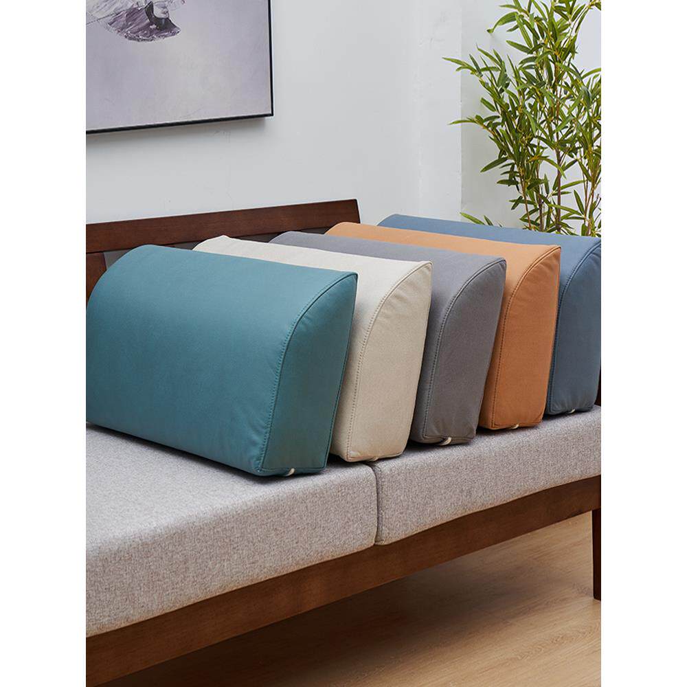 沙发靠背垫海绵靠垫腰枕腰靠定制实木床头靠枕长方形大靠背护腰硬