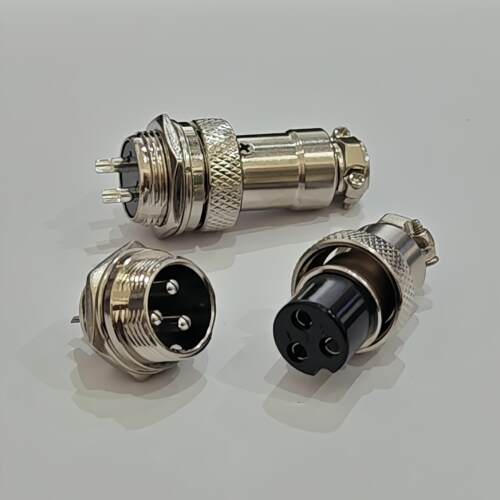航空插头插座GX16M16-2芯3芯4芯5-6-7-8-9-10公母钻孔16mm 连接器