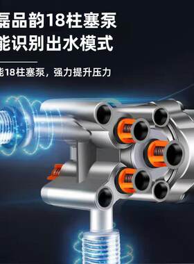 无线洗车机神器高压水枪家用便携充电式带锂电池9980VF清洗机工具