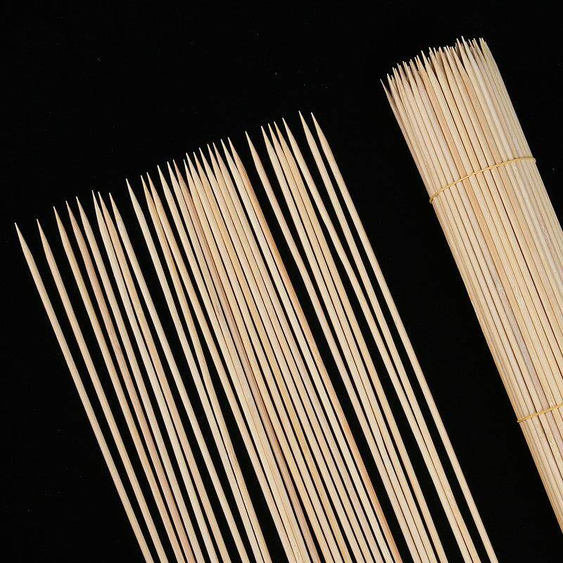 烧烤一次性竹签4.0mm*40cm冰糖葫芦材料工具花束杆棉花糖专用签子