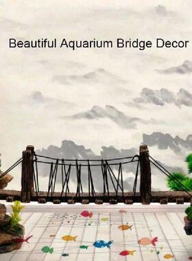 1pc Aquarium Resin Bridge Decoration Rocks Fish Tank