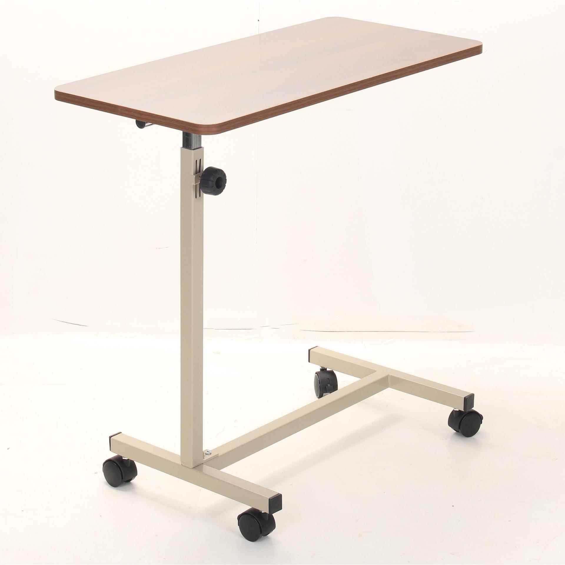 移动餐桌升降餐桌护理床ABS餐桌可调高度餐桌床边桌子护理桌