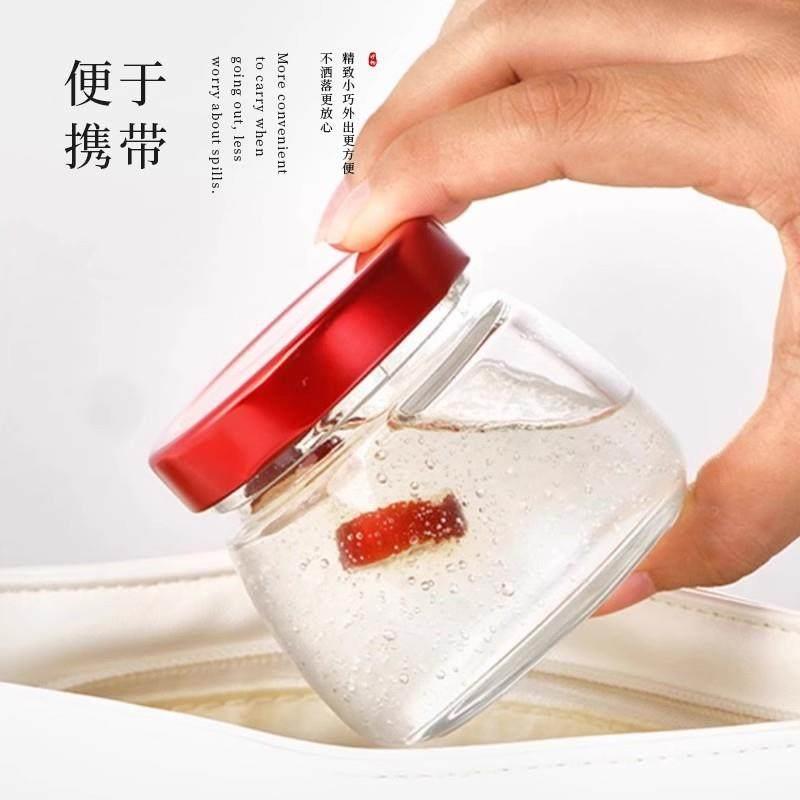 燕窝炖盅食品级耐高温加厚玻璃锅可蒸煮小炖罐隔水炖分装蒸盅炖碗