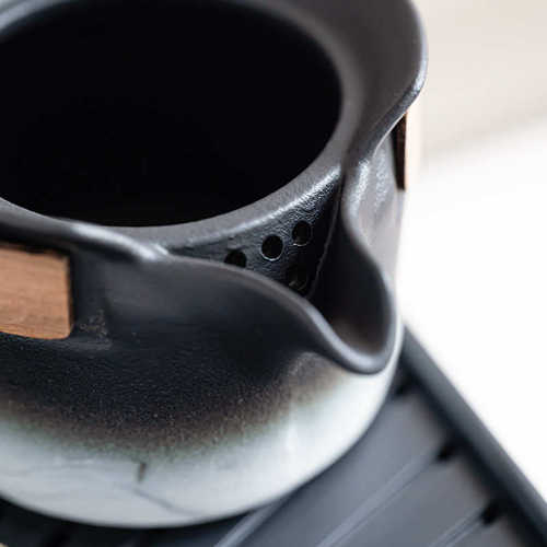 渐变木古山水旅行茶具套装 轻奢简约车载户外吃茶去创意商务礼品