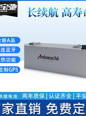 电动车锂电池二轮三轮专用电池磷酸铁60V100ah智能防护