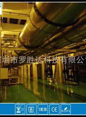 安装无尘车间不锈钢304内衬镀铁氟龙风管工程 ECTFE涂层风管