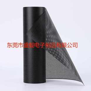 广州机箱防尘黑色PVC网0.5mm厚1.0mm孔300mm宽卷料