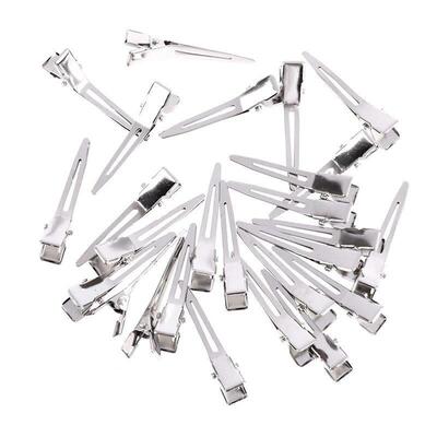 10Pcs Professional Salon Stainless Hair Clips Hair Styling T