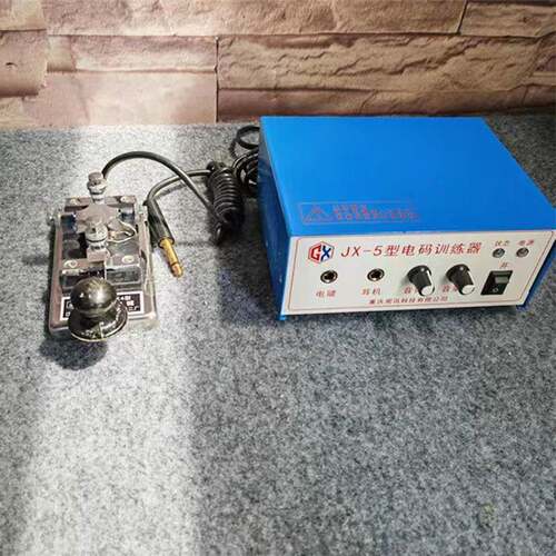 全新JX-5电码报务训练器电键耳机摩尔斯码电键训练器
