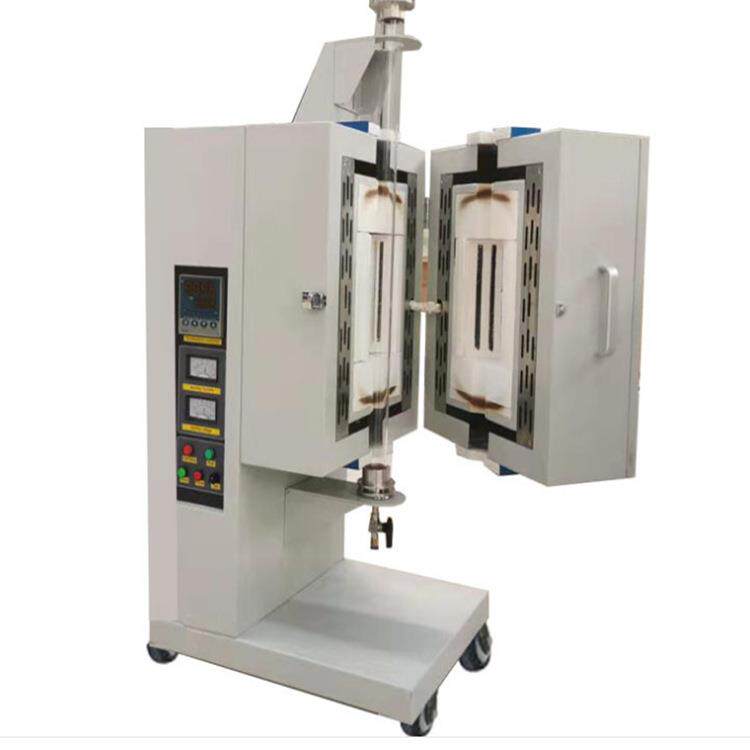 1200℃立式硫化管式炉粉末CVD沉积实验炉通多种气体真空-0.1MPa