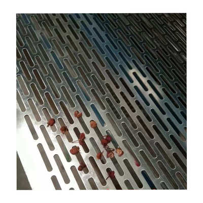 中厚板不锈钢冲孔筛板长圆孔洞洞板Q235铁板筛网 201不锈钢圆孔网