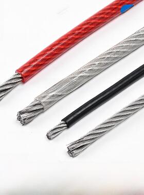 304不锈钢钢丝绳包塑钢丝绳提升钢丝绳晾衣绳5Mm6Mm8Mm10Mm