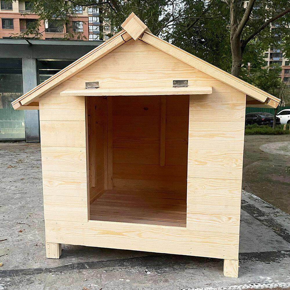 室外狗棚防雨防腐防风实木狗屋户内外宠物房子木质笼子保暖猫防冻