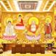大尺寸弥勒佛图地藏王观音菩萨如来佛祖佛堂背景墙布禅境装 饰壁画