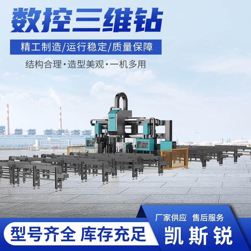 山东源头厂家钢结构h型钢批量三维钻孔设备支持tekla数控三维钻