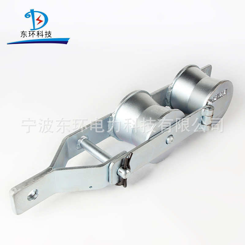 LK1拉线缓松器滑轮抱杆吊装缓松器单轮3T6T双轮6吨拉线松绳器