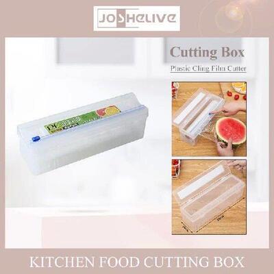Keep Fresh Plastic Wrap Dispenser Cling Film Cutter Saran
