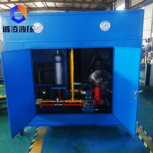 湖北55KW变频电机超高压带油冷螺杆泵系统大型液压泵站支持定制