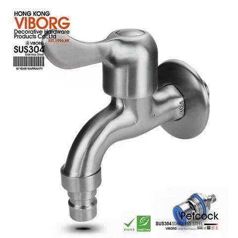 加厚全SUS304不锈钢拉丝加长快开水龙头洗衣机专用4分6分拖把池,家装主材,洗衣机龙头,淘宝优惠券,粉丝福利购,淘宝优惠卷