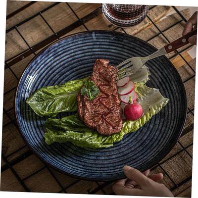 dinner plates ceramic steak plate dishes 西餐盘 western food