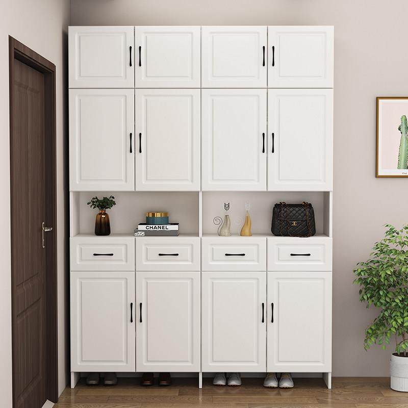 实木鞋柜家用门口大容量进门一体靠墙储物柜子入户玄关柜2026爆款,住宅家具,鞋柜,淘宝优惠券,粉丝福利购,淘宝优惠卷