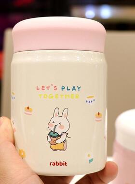 3EW1焖烧杯女便携保温壶 上班族学生304不锈钢保温桶儿童迷你保温