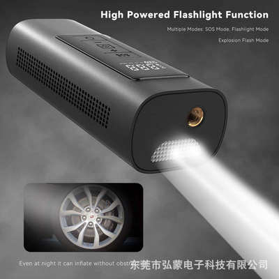 无线打车载便携式气泵轮胎迷你轿车数显打气筒车用充气泵电动高压