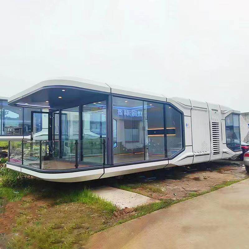 墅太空舱动民宿房景移区旅苹果舱户外别网红打卡豪文华智能星空房