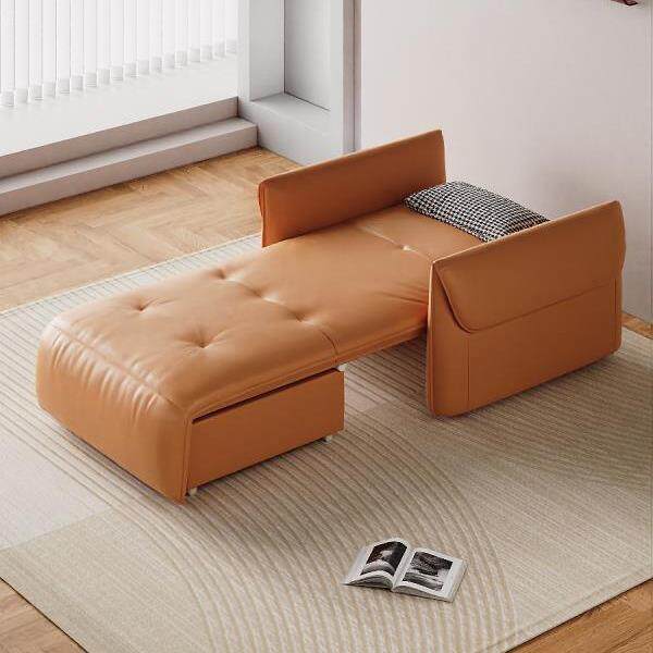 小户型客沙厅可多折叠#903电动发床两用阳台书房轻奢功能沙发伸缩