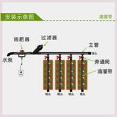 16mm农用贴片式 滴灌带单孔双孔滴带水果大棚蔬菜微喷灌溉草莓玉米