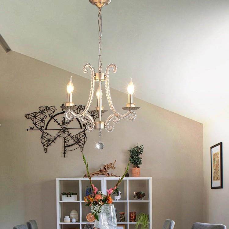 别墅客厅大吊灯美式复古楼梯间灯loft复式楼挑空大气轻奢水晶吊灯