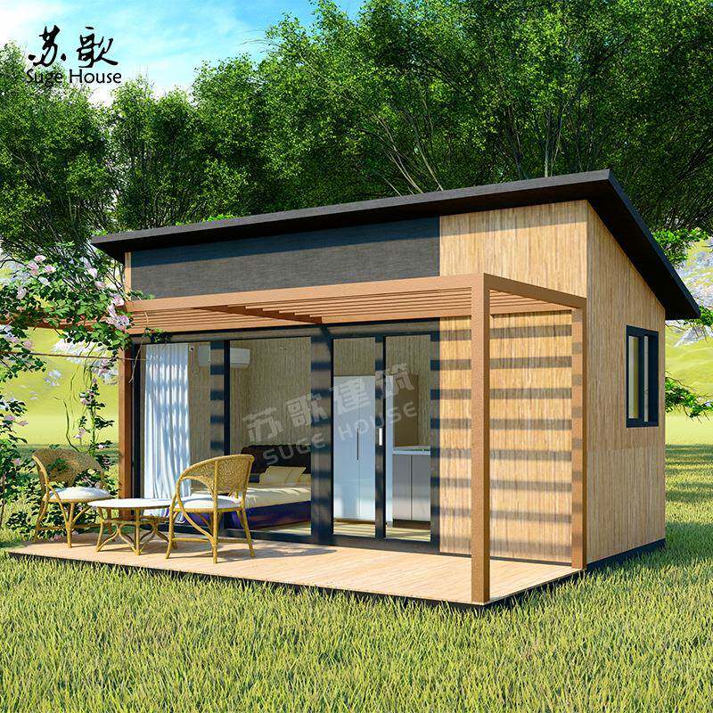 厂家直销景区度假村小户型钢结构木屋民宿阳光房改造创意设计建造
