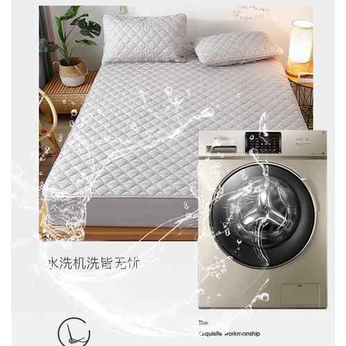 S588纯棉防床笠隔单件12/1.35/1.5m1水..8米2x2.2尿F766955J床罩1