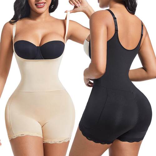Body shaping bodysuit for women, waist cinching, waist