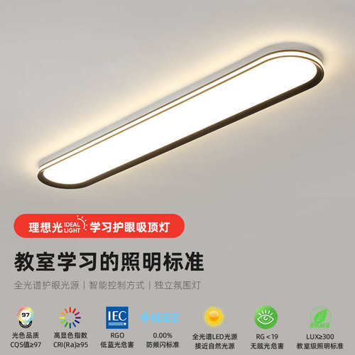 入户走廊灯创意玄关过道灯吸顶灯现代简约长条衣帽间中山LED灯具
