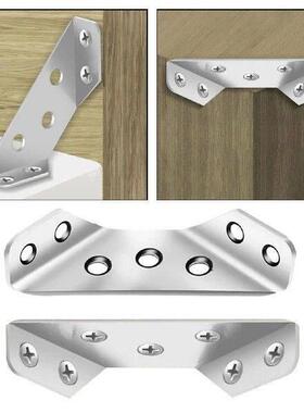 10Pcs Stainless Steel Angle Code Universal Triangle Support