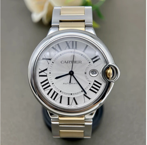 热卖98新 卡地亚蓝气球系列间18K金自动机械手表42MM男表W2BB0022