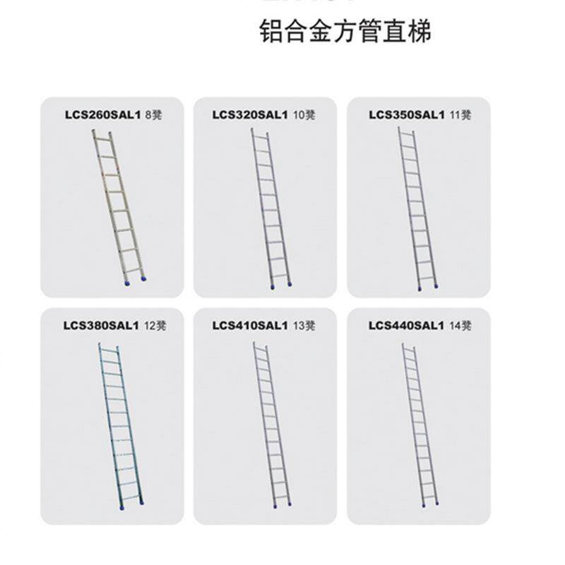 LCS260SAL1金锚铝合金方管直梯，LCS290SAL1，LCS320SAL1