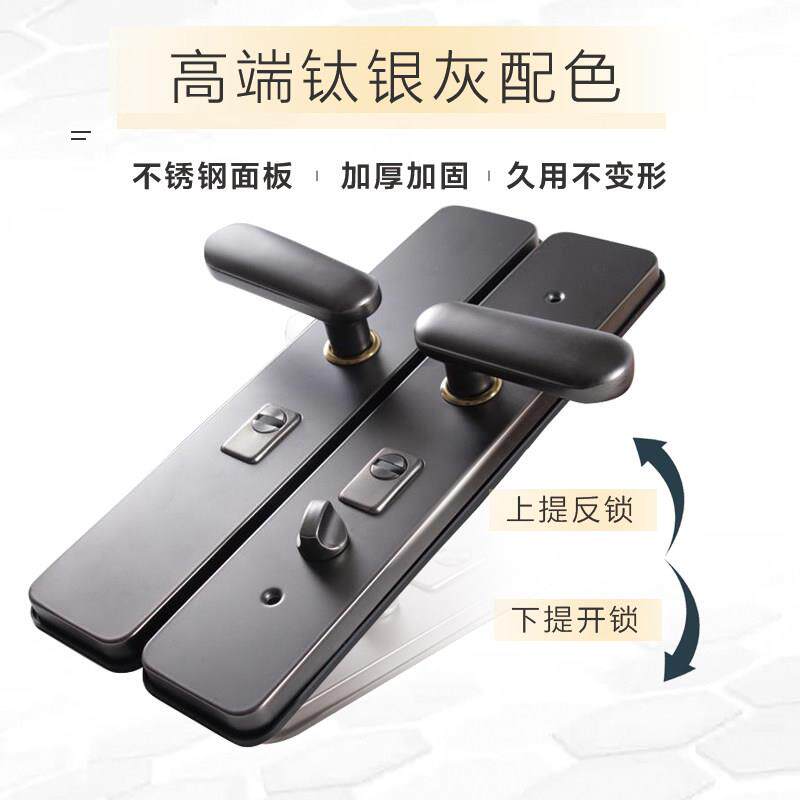 304IZY不锈钢阳步防盗门家用户大门把手全套入锁超C级芯通用型包