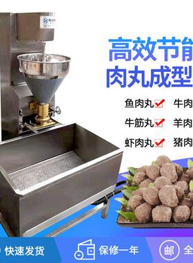 商用不锈钢肉丸机 自动成型全自动 牛肉丸鱼丸机器打浆机