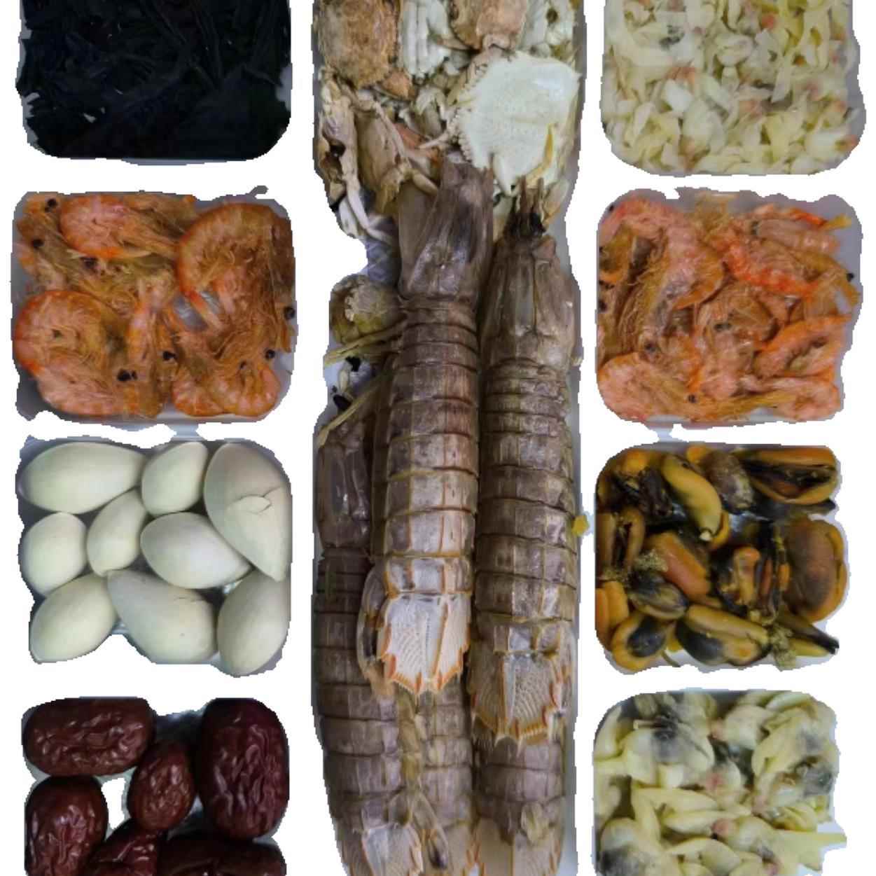 3袋传统老北京老式海鲜火锅底料调料炖酸菜汆锅底干料干海鲜高档