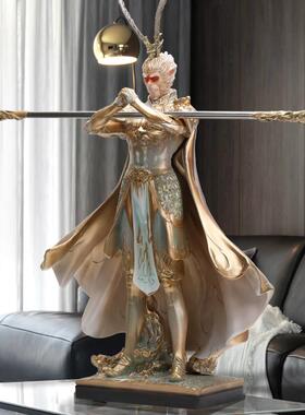 新款孙胜悟空件客厅家居装饰齐摆天大圣办公室斗战佛摆设迁乔新居