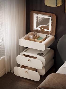 移翻盖实木FOZ梳台妆现代卧室可型动一体升降小户迷你化妆桌化妆