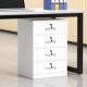 桌下文件物柜矮柜办公储柜铁皮文头件柜抽NDD家用床收纳柜带锁屉