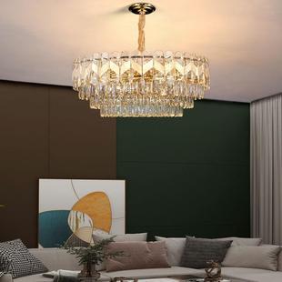 轻奢晶吊灯客厅灯现代简水主室约大气高档卧灯572具个性 创意网红