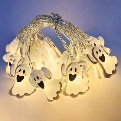 String Light For Halloween 40 LED Ghost Lights String For